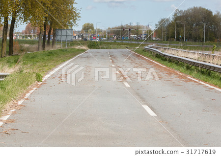 Abandoned road in the Netherlands 31717619