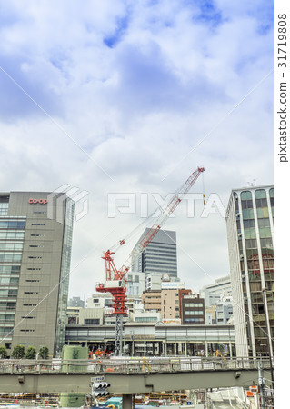Shibuya station redevelopment work Shibuya station redevelopment work 31719808