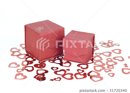 two red gift boxes 31720340