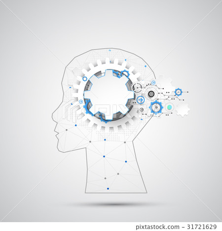 Creative brain concept background Creative brain concept background 31721629
