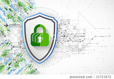 Protection concept of digital and technological. 31721672