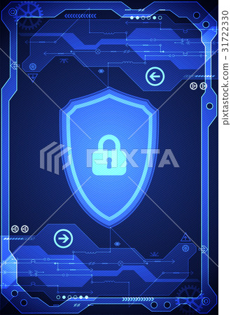 Science template, wallpaper or banner. Vector 31722330