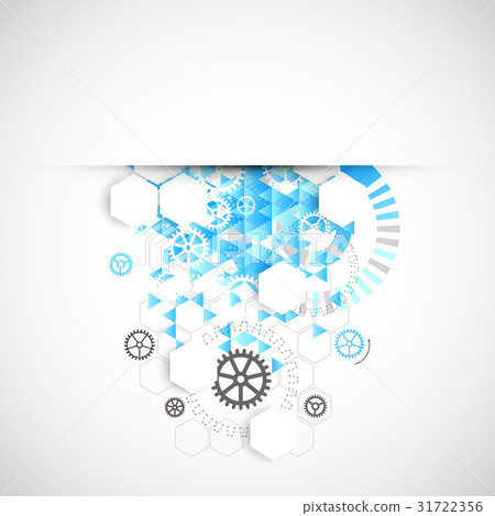 Science template, wallpaper or banner. Vector 31722356