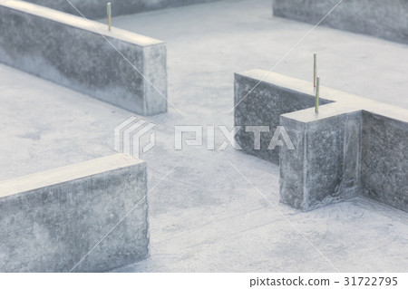 新建築形象 - 房屋的混凝土基礎 新建築形象 - 房屋的混凝土基礎 31722795