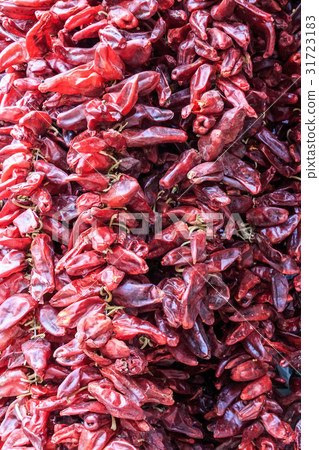 Close up of dried chilli Close up of dried chilli 31723183