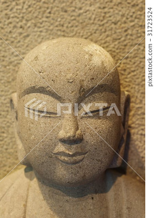 Estimation of stone Buddha of cultural property masterpiece Moriya Sadaharu Shinshu: Shinbun Jizo Bodhisattva head head (Kiso Fukushima Kisofukushima Regional Museum, Nagano Prefecture) 31723524