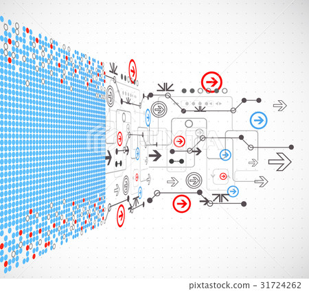 Abstract technology background. 31724262