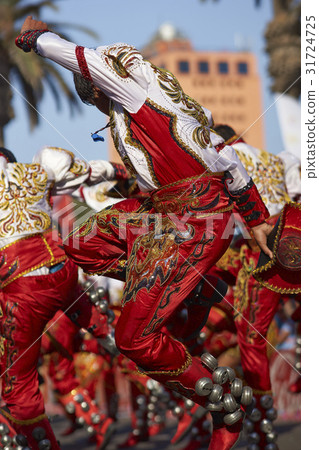 Caporales dancer at the Arica Carnival Caporales dancer at the Arica Carnival 31724725