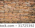 old red brick wall texture background 31725392
