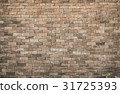old red brick wall texture background 31725393