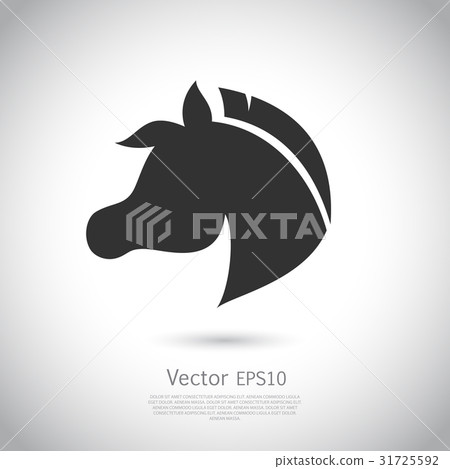 Vector sign. Horse logo. 31725592