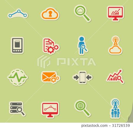 Data analytic simply icons Data analytic simply icons 31726539