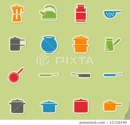 Dishes simply icons Dishes simply icons 31726540