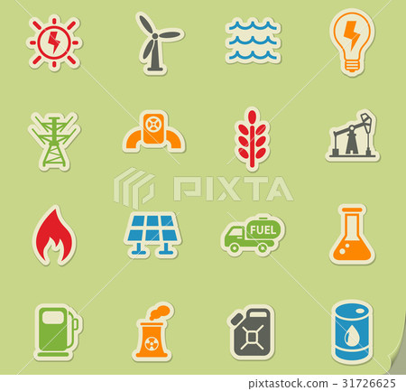 fuel and power icon set fuel and power icon set 31726625