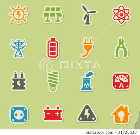 electricity icon set electricity icon set 31726630