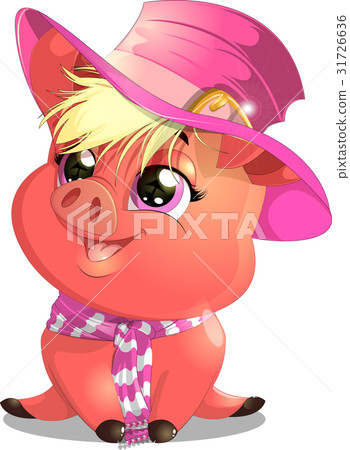 Cute pig cartoon 31726636