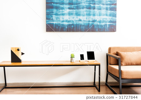 Modern table with lounger and image in up-to-date 31727844