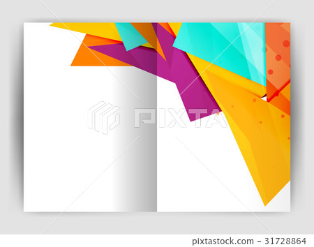 Triangle business print template 31728864