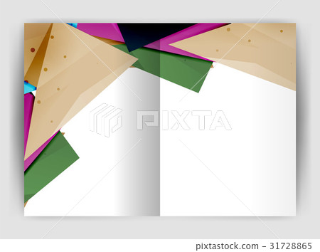 Triangle business print template 31728865