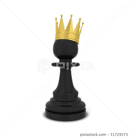 Chess pawn with a crown Chess pawn with a crown 31729573