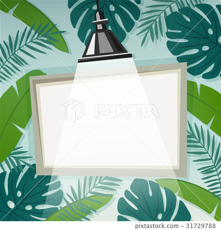 Vector background with empty frame or flip chart 31729788