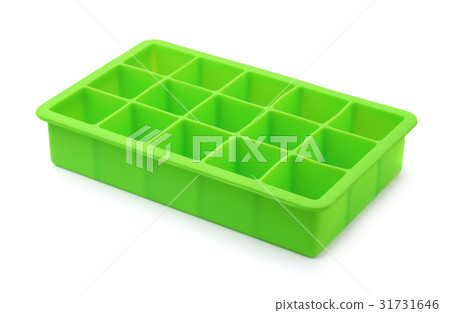 Green silicone ice cube tray Green silicone ice cube tray 31731646