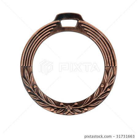 Single bronze medal with blank space 31731663