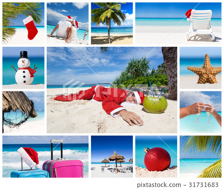 Collage with images of christmas celebration Collage with images of christmas celebration 31731683