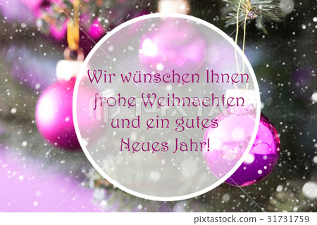 Christmas Balls, Gutes Neues Jahr Means New Year Christmas Balls, Gutes Neues Jahr Means New Year 31731759