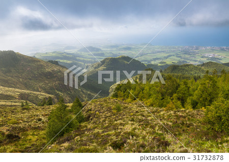 Landscape around Pico to Fogo on the island of Landscape around Pico to Fogo on the island of 31732878