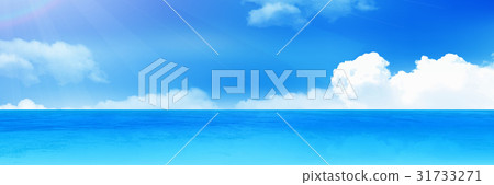 Sea sky scenery background 31733271
