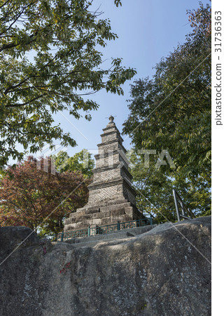 Yeoju Sinleuksa Multi-storied Tower (Treasure No. 26), Sinleuksa Temple, Bongmyusan, Yeoju City, Gyeonggi Province Yeoju Sinleuksa Multi-storied Tower (Treasure No. 26), Sinleuksa Temple, Bongmyusan, Yeoju City, Gyeonggi Province 31736363