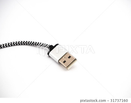 Black and White cable transfers data Black and White cable transfers data 31737160