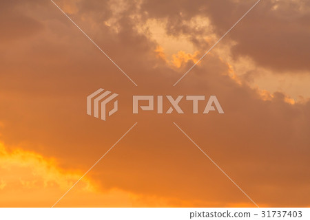 golden sky at the sunrise for background golden sky at the sunrise for background 31737403