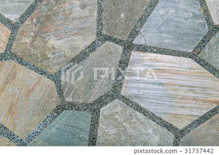 Background of Modern Slate stone Brick Wall Background of Modern Slate stone Brick Wall 31737442