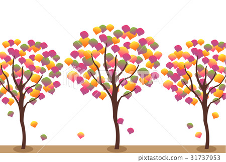 秋天的樹葉 31737953