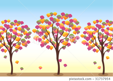 秋天的樹葉 31737954