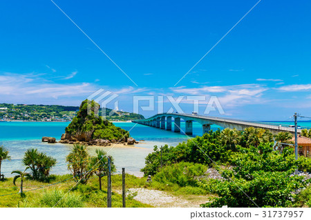 Okinawa Prefecture Kuri-Ryoshima Koryu Bridge Okinawa Prefecture Kuri-Ryoshima Koryu Bridge 31737957