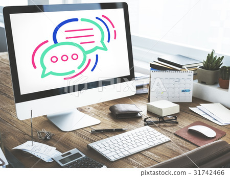 Communication Connection Speech Bubble Concept 31742466