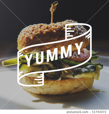 Food Words Hamburger Appetite Meal 31743072