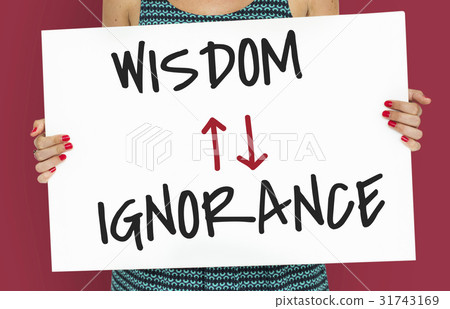 Proficiency Antonyms Wisdom Ignorance Illustration 31743169