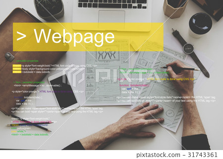 Web design is about layout of the interface. Web design is about layout of the interface. 31743361