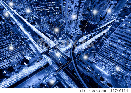 Connection Technology Concept of Sathorn 31746114