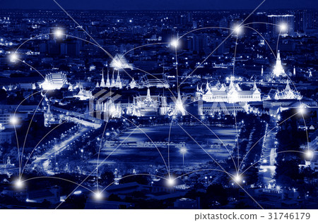 Connection Technology Concept of Bangkok 31746179