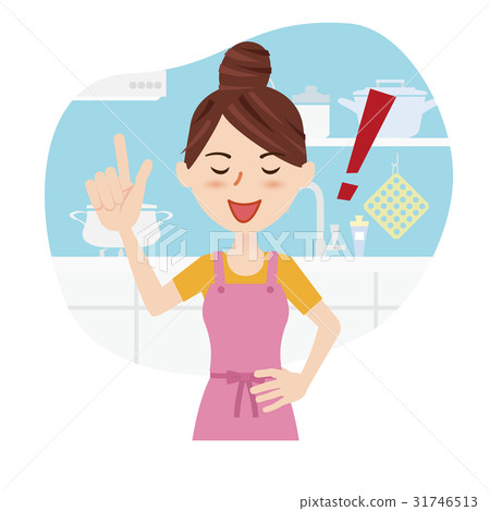 Young housewife kitchen 31746513