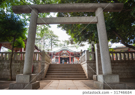Setagaya walk, Shoda 4-chome, Seta Tamagawa shrine torii Setagaya walk, Shoda 4-chome, Seta Tamagawa shrine torii 31746684