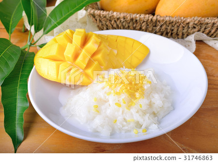 sticky rice with mangoes sticky rice with mangoes 31746863