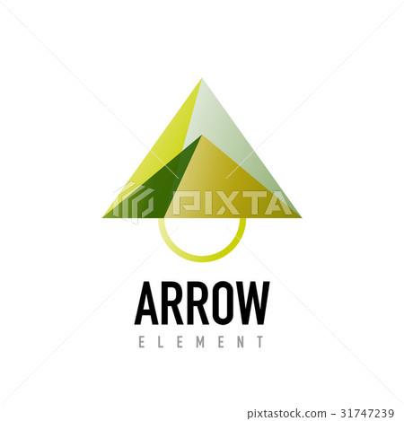 Vector arrow geometric design logo 31747239