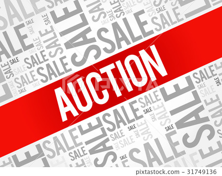 AUCTION words cloud AUCTION words cloud 31749136