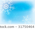 Blue and white snowflake vector background 31750464